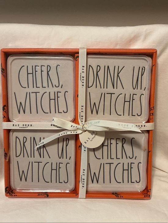 Rae Dunn Other - NIB - Rae Dunn Halloween Coasters, Set of 4